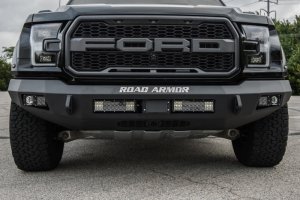 Ford Raptor Bumper - Front - Road Armor - Stealth Non-Winch - Tex Blk - `17-`20